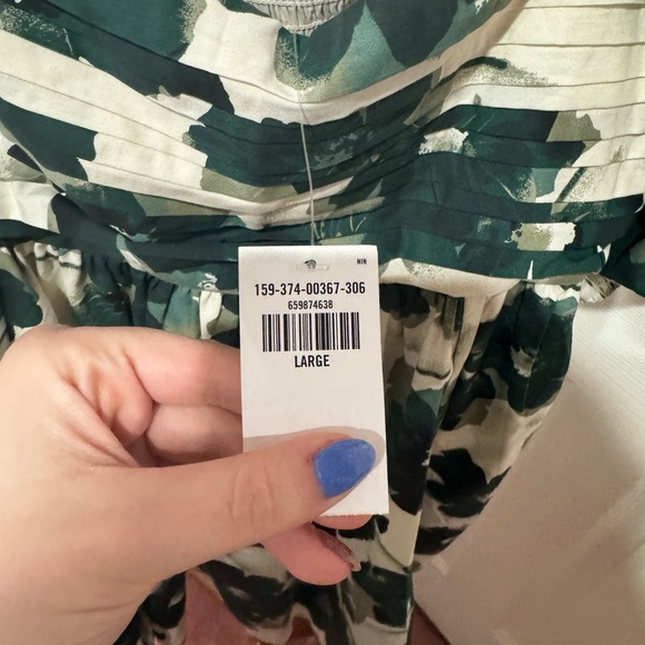 NWT Emerson Poplin Puff Sleeve Mini Dress - Picture 5 of 7